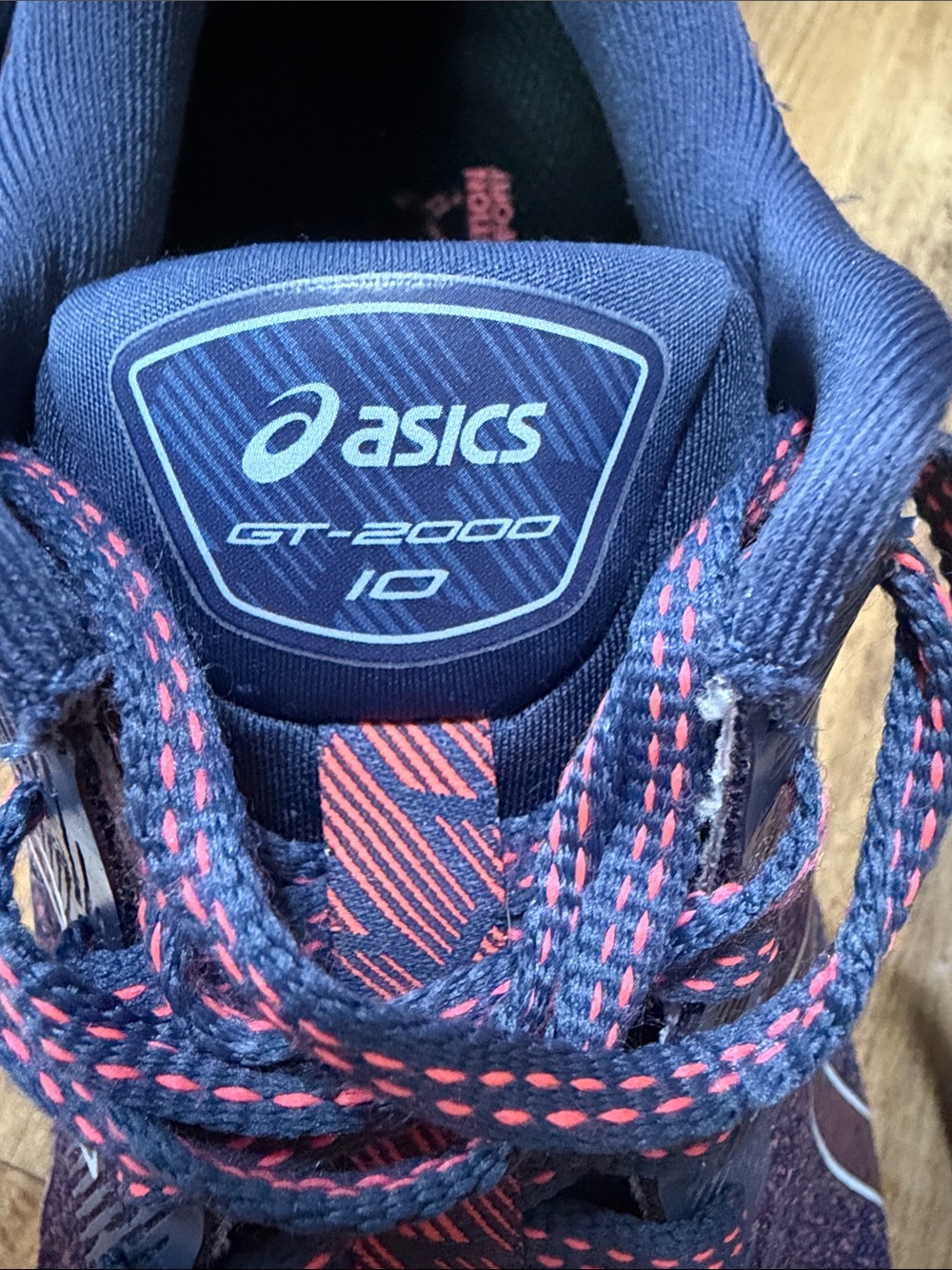 ASICS Women's GT 2000 Navy and Coral Running Shoes size 7.5 - Picture 7 of 11
